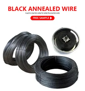 Low Price Soft Black Binding Wire 16G 18G Black Annealed Tie Wire