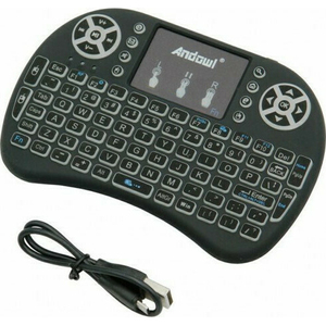 Andowl Mini <b>Wireless</b> Keyboard QY-K03 Touchpad For Smart Tv <b>Pc</b> Console Computer Smartphone - Product Image 2