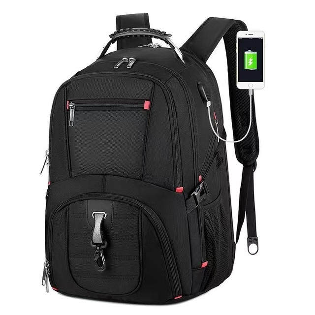 Durable Waterproof 16-Inch Men's Women's Business Travel Anti-Theft USB Laptop Backpack Unisex Zipper Mainly Made Oxford PC