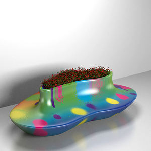 Y625 Silla moderna en forma de corazón decoraciones de jardines banco de gran tamaño muebles de puerto de aire Silla de espera de centro comercial con <span class=keywords><strong>maceta</strong></span> - Product Image 4