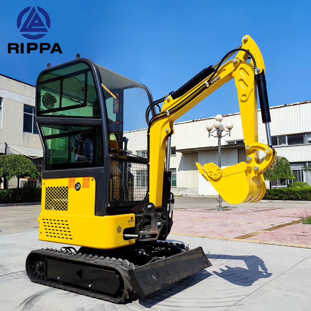 Rippa 0.8 1 ton micro mini excavadora bagger digger pelle escavatore mini excavator price for sale