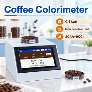 เครื่องวัดสีกาแฟ Linshang LS177C พร้อมมาตรวัด Agtron SCAA สำหรับผงกาแฟและการควบคุมคุณภาพระดับการคั่ว - Product Image 6