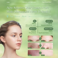 Masque de nuit hydratant et réparateur en forme d'œuf à l'acide salicylique anti-imperfections pour une peau éclatante
