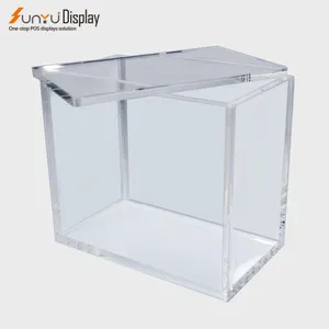 Wholesale Different Size Box Custom High Quality Clear Acrylic Box With Lid