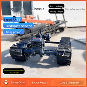 מכירה חמה 3 טון הנדסת חקלאות קטנה Cy-21 שלדה טרקטור חדש משק הליכה גומי מסלול בנייה מנוף - Product Image 6