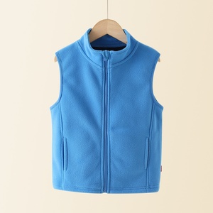 Vêtements d'extérieur décontractés d'automne pour bébés garçons et filles <span class=keywords><strong>gilet</strong></span> mince extra polaire pour enfants - Product Image 6