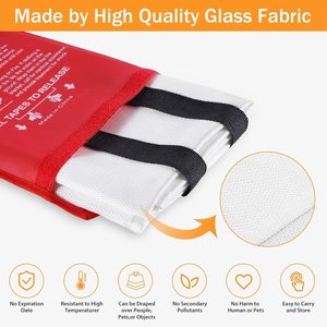 Coperta Antincendio in Fibra di Vetro Resistente a 1200 Gradi di Alta Temperatura - Product Image 6