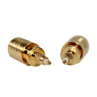 Connecteur SMB femelle plaqué or tout en cuivre de type aiguille SMB-C-K1.5 à sertir RG316 RG174