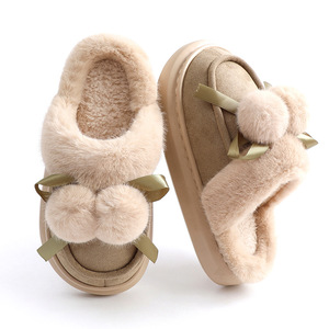 Pantuflas de Algodón para el Hogar con Suela Antideslizante, Novedad de Invierno 2025, Suela Gruesa Antideslizante - Product Image 1