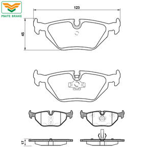 Plaquettes de frein en céramique de qualité supérieure Fmsi 7631-D763 pour Bmw 3 Compact E36 <span class=keywords><strong>E46</strong></span> - Product Image 6