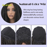 Perruque Synthétique Afro Kinky Curly Marley Braids en Gros pour Femmes Noires, Perruque Quotidienne Douce et Volumineuse Style Yaki Africain
