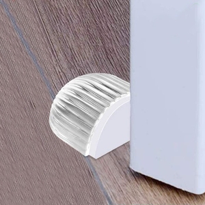 Transparent Self Adhesive Eco-Friendly <b>Door</b> Draft Stopper Floor Mounted Anti-Collision Anti-Noise Rubber Guard for <b>Doors</b> - Product Image 1