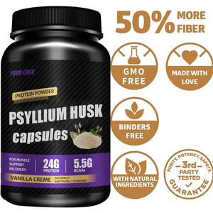Ausreson kapsul organik 500mg <span class=keywords><strong>Psyllium</strong></span> suplemen serat makanan kapsul sekam <span class=keywords><strong>Psyllium</strong></span> - Product Image 4