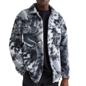 Homme Coton Designer Wear Gentleman Coupe Décontractée Faux Shearling <span class=keywords><strong>Surchemise</strong></span> Oem Hommes Chemise Stylisée Plus La Taille Chemises Hommes - Product Image 1