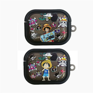 Drop Shipping Japon <span class=keywords><strong>Anime</strong></span> Luffy One Piecee Style Design Étui pour casque d'écoute pour <span class=keywords><strong>airpods</strong></span> Pro 1/<span class=keywords><strong>2</strong></span>/3 - Product Image 1