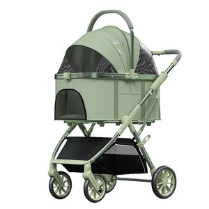 बेलो उच्च गुणवत्ता वाली बिल्ली ट्रॉली बिल्ली स्टलर रोलर हरे रंग का नया आगमन - Product Image 1