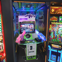 Prix usine 2 joueurs Machine d'arcade à pièces jeu de tir d'extermination d'extraterrestres en ligne pour les enfants