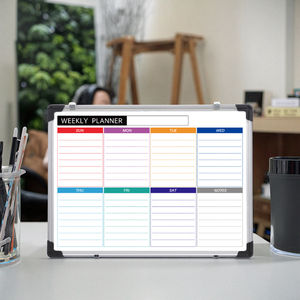 Planificateur hebdomadaire de tableau blanc de calendrier magnétique effaçable à sec interactif d'une <span class=keywords><strong>semaine</strong></span> - Product Image 6