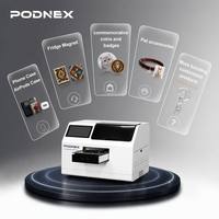 Printer Flatbed UV DX7 PodNEX Small A3 Baru untuk Pencetakan Kustom pada Casing Ponsel, Akrilik, Hadiah, dan Produk Promosi