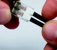 Connecteurs de câbles universels en aluminium plaqué laiton OnElecs |   Borniers de raccordement rapide compacts 600V (0,14mm 4mm) |