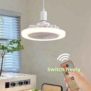 Three-Color Dimmable Fan <strong>Light</strong> <strong>Remote</strong> <strong>Control</strong> Suitable for Home Use Silent Small Fan <strong>Light</strong> Smart <strong>Ceiling</strong> Fan <strong>Light</strong> - Product Image 3