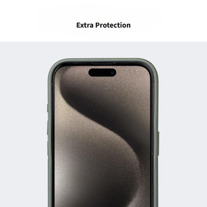 Étui magnétique de style professionnel pour Apple 17 Air, compatible avec les téléphones 13, 14, 15, 16 Pro Max, en cuir PU grainé 3D, coque rigide pour mobile - Product Image 2
