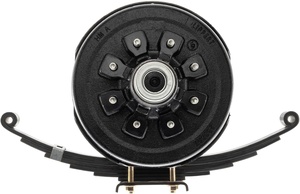 Nouvel essieu de remorque robuste de 7000 lb, 8 sur 6,5 pouces, pour remplacement/réparation avec ou sans ressort à lames de remorque - Product Image 2