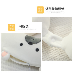 Almohada de Viaje en Forma de U de Espuma Viscoelástica Bear, Blanca, Portátil, para Siesta y Comodidad - Product Image 3