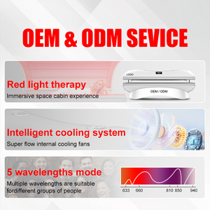 Liệu pháp ánh sáng đỏ máy đầy đủ cơ thể dẫn không gian cabin thiết kế 660nm 850nm để giảm đau - Product Image 6