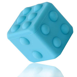New bán buôn đa màu sắc bóp fidgets trò chơi căng thẳng reliever Silicone xúc xắc đồ chơi - Product Image 3