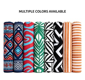 Custom Printed Microfiber Beach Wear Towel Quick Dry Sand Resistant Travel Towel for Vacation Sports and Promotional Gifts - Product Image 3