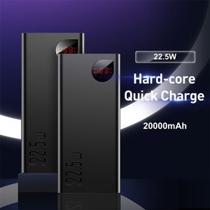 Baseus 20000mAh 22.5W banque d'alimentation à Charge rapide à affichage numérique en métal <span class=keywords><strong>Adaman</strong></span> - Product Image 2