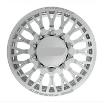 Jantes forgées DRW polies sur mesure 22X8.25 24X8.25 26X8.25 avec enjoliveurs flottants 10X285.75 8X170 8X180 pour Ram 3500