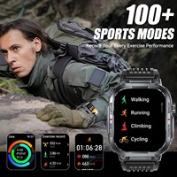 Nouvelle Montre Connectée S320B pour Hommes, Étanche 3 ATM, Écran 2.02 ", Suivi Sportif, Moniteur de Fréquence Cardiaque et de Sommeil, Carrée