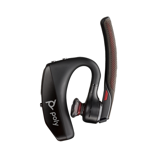 POLY Voyager 5200 UC Headset WindSmart Noise Cancelling BT700 USB Adapter Microsoft Teams Zoom Certified Business Mic