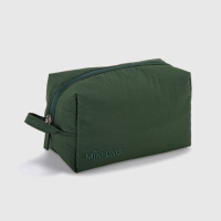 MINFUNG BSCI Fabrik Große Kapazität Wasch- und Toilettenartikel-Organizer Personalisierte Damen-Nylon-Kosmetiktasche mit Griff
