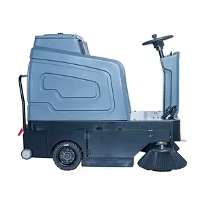 Robot de limpieza de calles automático de fábrica verificado por KUER, proveedor de barredora de suelo, máquina barredora de suelo para montar en carretera