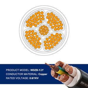 WDZB-YJY B급 난연 케이블 0.6/1kV - LSZH, XLPE 절연, 사무실 및 학교 건물용 - Product Image 3