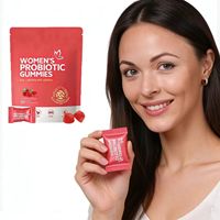 Gummies Probiotiques Personnalisées OEM pour Femmes avec Enzymes Digestives et Vitamines - Produit de Santé Adulte de Marque Propre pour la Santé Féminine