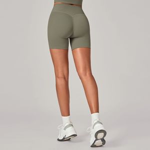 Shorts Deportivos de Cintura Alta con Efecto Levanta Glúteos, Diseño en V con Logotipo Personalizado, <span class=keywords><strong>para</strong></span> Yoga y Fitness - Product Image 3