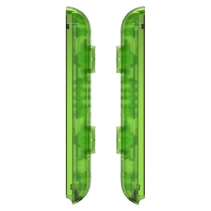 EXtremeRate Clear Green DIY Replacement Shell Custom Controller Wrist Strap Housing Buttons for Nintendo <b>Switch</b> & <b>Switch</b> OLED - Product Image 5