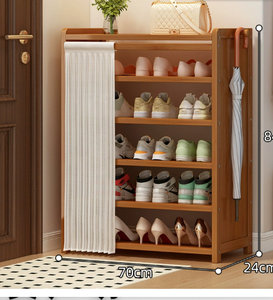 Armoire à chaussures simple entrée grande capacité étanche à la poussière multicouche étagère à chaussures stockage de chaussures économique pour la <span class=keywords><strong>location</strong></span> à domicile - Product Image 3