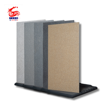 Carreaux en porcelaine pour usage intérieur, antidérapants, effet pierre, texture mate, finition robuste, revêtement mural et de sol, 600x1200x18mm d'épaisseur