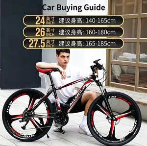 Vélo de montagne cruiser de haute qualité 26 pouces, cadre personnalisé 21 vitesses, freins à disque, facile à transporter, nouveau style, selle confortable et abordable. - Product Image 4