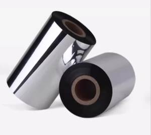 เทปคาร์บอนแบบผสมฐานแว็กซ์ ม้วน 110 * <span class=keywords><strong>300</strong></span>  กระดาษฉลากแบบมีกาวในตัว ฐานเรซิน  ริบบิ้นเครื่องพิมพ์บาร์โค้ดแบบถ่ายโอนความร้อน - Product Image 5