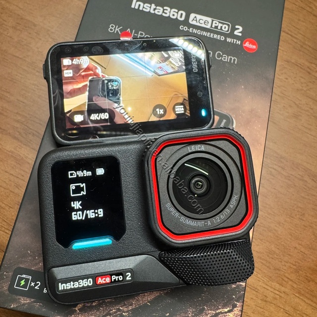 Insta360 ACE PRO 2 Ai-Powered 8K HDR Full View Sports Action Camera Waterproof Vlog Video Recorder with Third-person Shots
