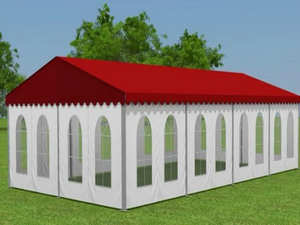 Metalen Frame Kerktenten Te Koop 10M X 20M Grote Tent Overspanning 20M Stretch Tent 12x 24 M Aangepast Met Abs Muren Duurzaam - Product Image 3