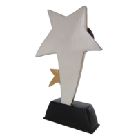 Trophée de hockey en résine Weivista, directement de l'usine, avec logo personnalisé, design puck étoile, récompense MVP, fournisseur en gros de trophées