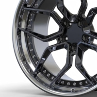 Jantes en alliage d'aluminium forgé peintes sur mesure JWYC, 5x108 5x112 5x114.3, moyeux universels pour BMW Audi