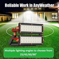 Projecteur LED professionnel en aluminium étanche IP66 de 300 W à 1200 W pour l'extérieur, la rue et le jardin avec 3 ans de garantie